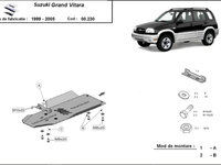 Scut metalic cutie de viteze Suzuki Grand Vitara 1998-2005