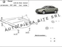 Scut metalic cutie viteze manuala VW Passat (3B3, 3B6) fabricat in perioada 2001 - 2005 APS-00,004 piesa NOUA