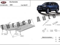 Scut metalic cutie viteze + scut diferential 2006-2017