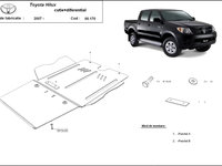 Scut metalic diferential si cutie de viteze Toyota Hilux 2005-2015