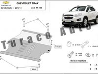 Scut metalic motor Chevrolet Trax dupa 2012