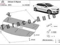 Scut metalic motor Citroen C-Elysee 2012-2017