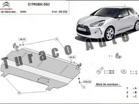 Scut metalic motor Citroen DS 3 2009-2017