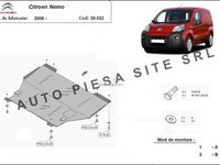 Scut metalic motor Citroen Nemo fabricat incepand cu 2008 APS-30,032 piesa NOUA