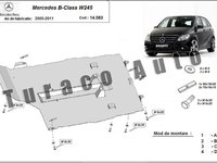 Scut metalic motor + cutie de viteza + bara Mercedes B-Class W245 2004-2011