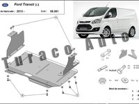 Scut metalic motor + cutie de viteza Ford Transit Custom 2.2 Td, 2013-2017