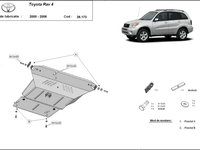 Scut metalic motor + cutie de viteza Toyota Rav 4 V-2,0 2000-2006