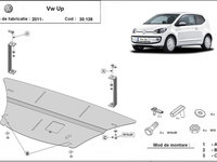 Scut metalic motor + cutie de viteza Volkswagen Up 2011-2017