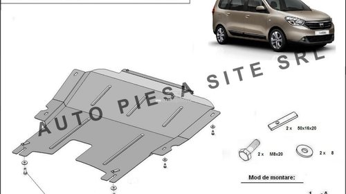 Scut metalic motor Dacia Lodgy fabricata ince