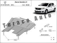 Scut metalic motor Dacia Sandero II 1.2, 1.4, 1.5 Tdci 2012-2017
