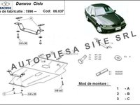 Scut metalic motor Daewoo Cielo fabricata in perioada 1996 - 2002 APS-06,037 piesa NOUA