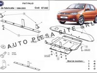 Scut metalic motor Fiat Palio fabricat in perioada 1996 - 2003 APS-07,042 piesa NOUA