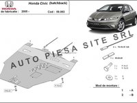 Scut metalic motor Honda Civic 8 VIII hatchback fabricata incepand cu 2005 APS-09,063 piesa NOUA