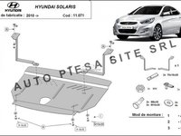 Scut metalic motor Hyundai Solaris fabricat incepand cu 2010 APS-11,071 piesa NOUA