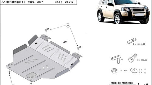 Scut metalic motor Land Rover Freelander 1998