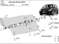 Scut metalic motor Mercedes B-Class W245 fabricat incepand cu 2005 APS-14,083 piesa NOUA