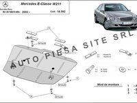 Scut metalic motor Mercedes E-Class W211 fabricat incepand cu 2002 APS-14,092 piesa NOUA