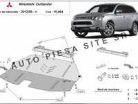 Scut metalic motor Mitsubishi Outlander 3 III fabricat incepand cu 2012 APS-15,094 piesa NOUA