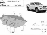 Scut metalic motor Nissan Navara NP300 2015-2017