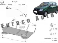 Scut metalic motor Opel Agila, (H00), 1.0,1.2,1.3D, 2000-2007