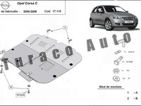 Scut metalic motor Opel Corsa C 2000-2006