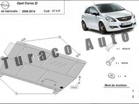 Scut metalic motor Opel Corsa D 2006-2014