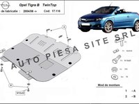 Scut metalic motor Opel Tigra TwinTop fabricat incepand cu 2004 APS-17,116 piesa NOUA