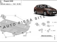 Scut metalic motor Peugeot 3008 fabricat incepand cu 2012 APS-18,199 piesa NOUA