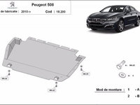 Scut metalic motor Peugeot 508 2010-2017