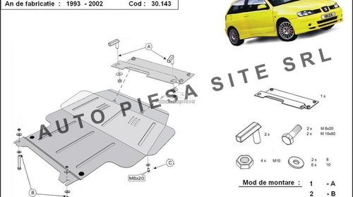 Scut metalic motor Seat Ibiza 2 II fabricat i