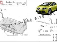 Scut metalic motor Seat Leon (1P1) 1.2 / 1.4 / 1.6 tdi fabricat incepand cu 2010 APS-30,140 piesa NOUA