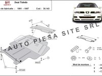 Scut metalic motor Seat Toledo 1 I fabricat in perioada 1991 - 1997 APS-30,143 piesa NOUA