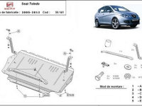 Scut metalic motor Seat Toledo III 2005-2012