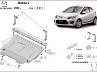 Scut metalic motor si cutia de viteze Mazda II 2003-2007 si dupa 2007