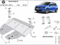 Scut metalic motor Skoda Fabia I, II, III 2000-2017