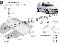 Scut metalic motor Skoda Praktik fabricata incepand cu 2008 APS-30,142 piesa NOUA