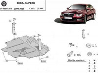 Scut metalic motor Skoda Superb II 2008 - 2015