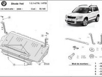 Scut metalic motor Skoda Yeti 1.2,1.4,TSI, 1.6 tdi 2009-2017