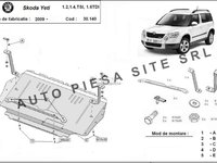 Scut metalic motor Skoda Yeti 1.2 TSI / 1.4 TSI / 1.6 tdi fabricata incepand cu 2009 APS-30,140 piesa NOUA