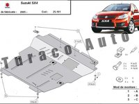 Scut metalic motor Suzuki SX 4-2 WD,4WD viteza manuala 2005 - 2017