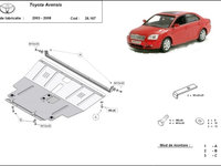 Scut metalic motor Toyota Avensis 2003 - 2008