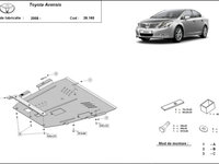 Scut metalic motor Toyota Avensis 2008-2017