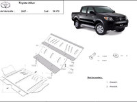 Scut metalic motor Toyota Hilux 2007-2015