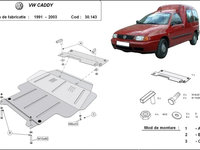 Scut metalic motor Volkswagen Caddy 1.4, 1.6, 1.9 D 1991-2003