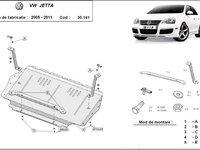 Scut metalic motor Volkswagen Jetta 1.6, 1.8, 2.0 TDI 2005-2011