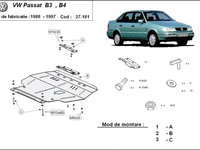 Scut metalic motor Volkswagen Passat B3, B4 Diesel 1988-1997