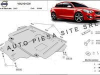 Scut metalic motor Volvo C30 fabricat incepand cu 2007 APS-30,046 piesa NOUA