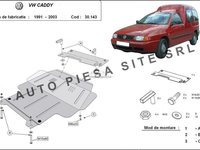 Scut metalic motor VW Caddy 2 II fabricat in perioada 1991 - 2003 APS-30,143 piesa NOUA