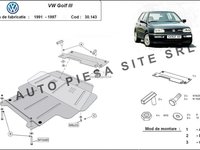 Scut metalic motor VW Golf 3 III fabricat incepand cu 1991 APS-30,143 piesa NOUA