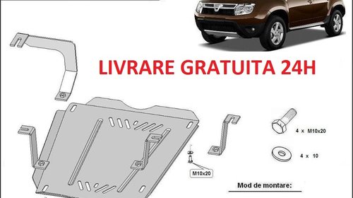 Scut metalic otel 2mm rezervor Dacia Duster 2